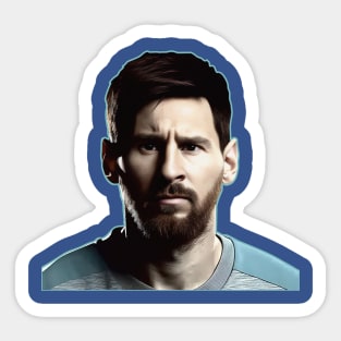 Messi is a football legend Sticker